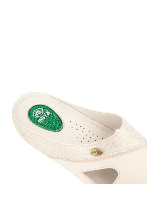 Krem Jel Tabanlı Kadın Terlik 36217 Sinne Z