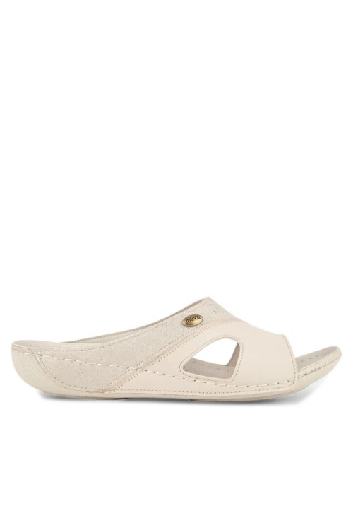 Krem Jel Tabanlı Kadın Terlik 36217 Sinne Z