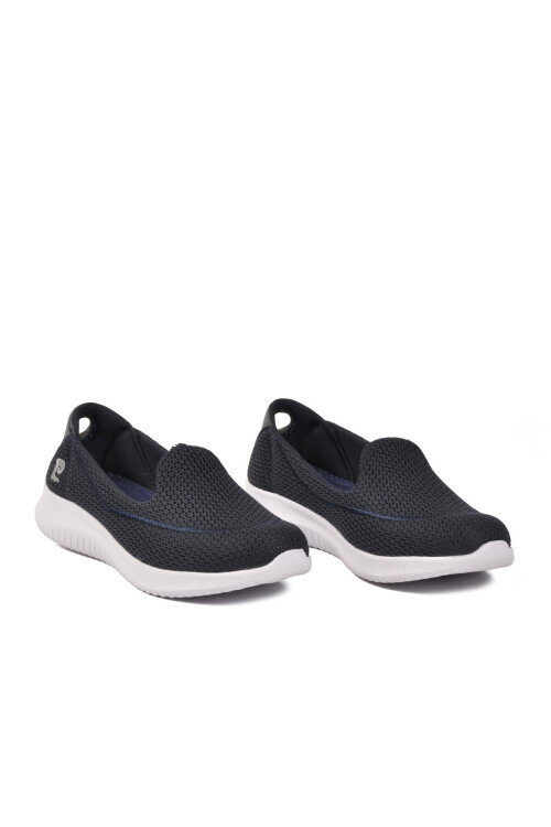 Lacivert Fileli Hafif Kolay Giyebilir Kadın Günlük Ayakkabısı PC-30168 Z