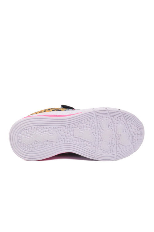 Lacivert Cırtlı Işıklı Hafif Kız Çocuk Spor Ayakkabı BNI-10181 F