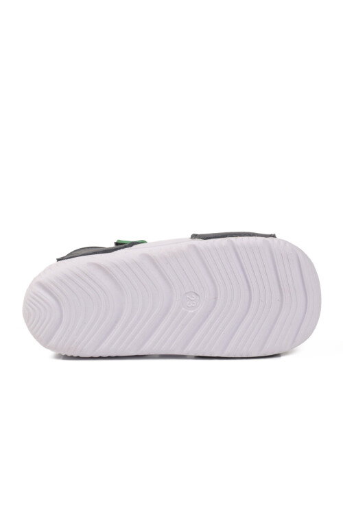 Lacivert Cırtlı Kız Bebek Sandalet BN-1252 B