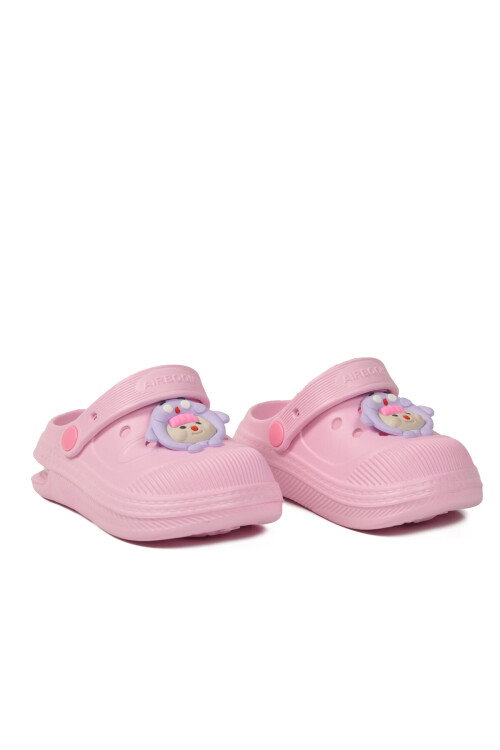 Pembe Eva Hafif Esnek Kız Çocuk Sabo Terlik 2316 B-P