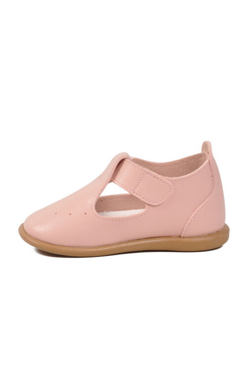 Pudra Cırtlı Hafif Bebek Günlük Ayakkabı BN-1401 B