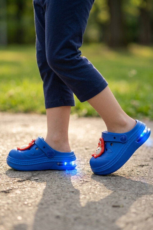 Saks Eva Hafif Esnek Unisex Çocuk Sabo Terlik 2316 B-P