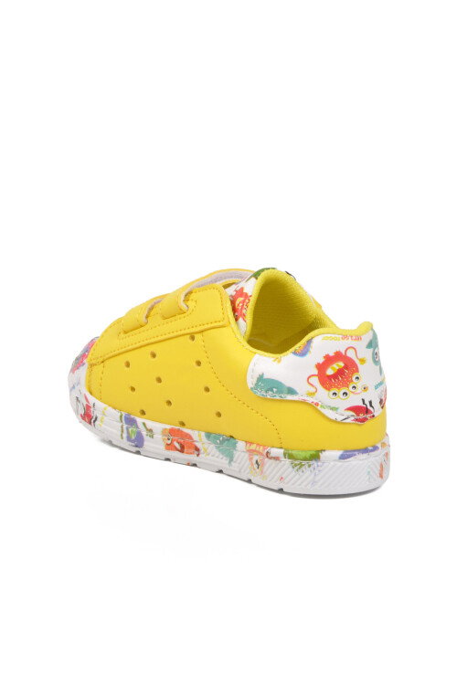 Sarı Cırtlı Hafif Bebek Spor Ayakkabı BN-30965 B
