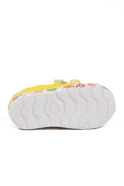 Sarı Cırtlı Hafif Bebek Spor Ayakkabı BN-30965 B
