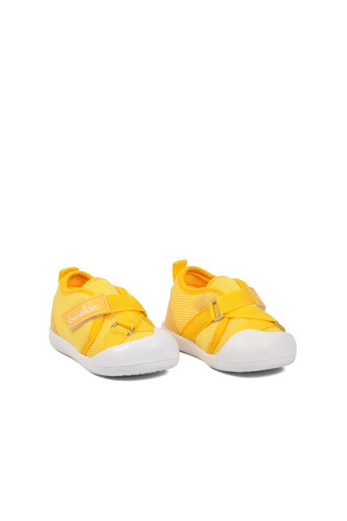 Sarı Cırtlı Hafif Bebek Günlük Ayakkabı BN-1254 B