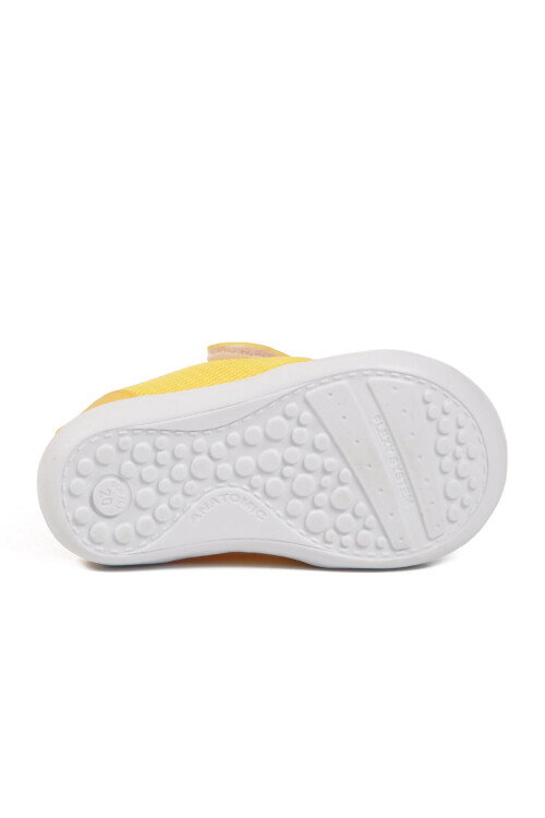 Sarı Cırtlı Hafif Bebek Günlük Ayakkabı BN-1254 B