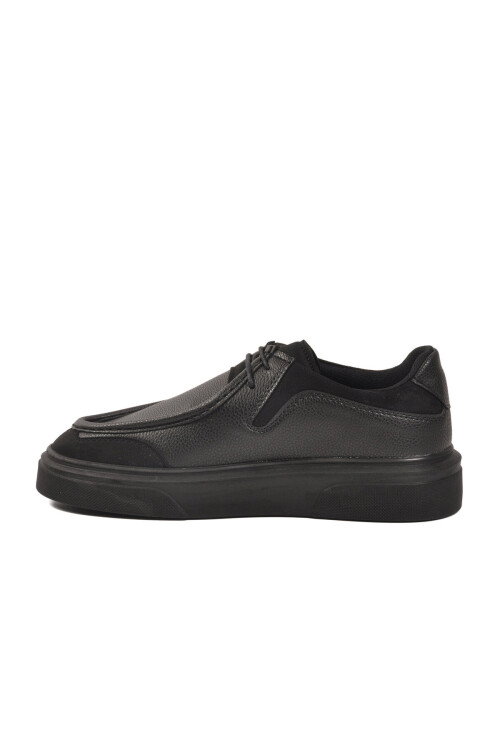 Siyah Bağcıklı Erkek Casual Ayakkabı 586 M