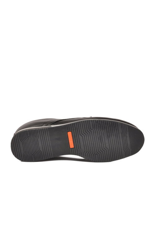 Siyah Beyaz Bağcıklı Erkek Casual Ayakkabı 211 M