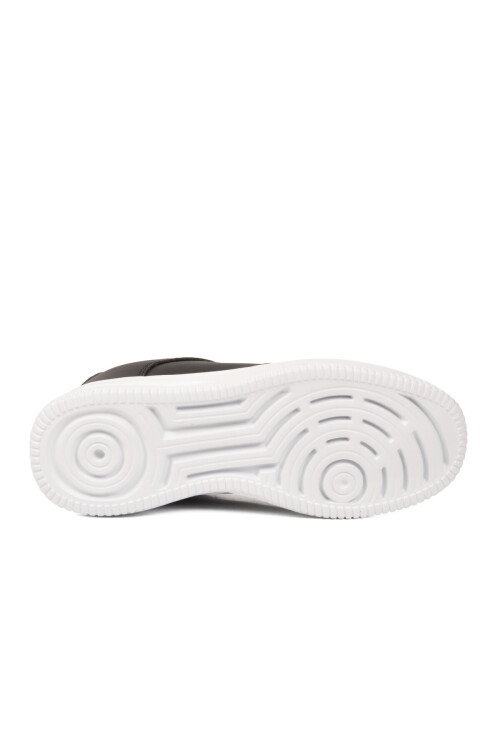 Siyah Beyaz Bağcıklı Hafif Unisex Spor Ayakkabı PCI-10120 Z