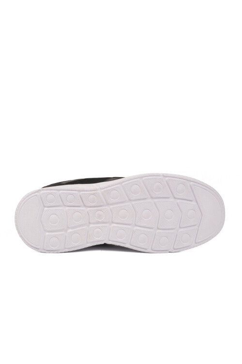 Siyah Beyaz Keten Hafif Esnek Erkek Casual Ayakkabı 2308 M