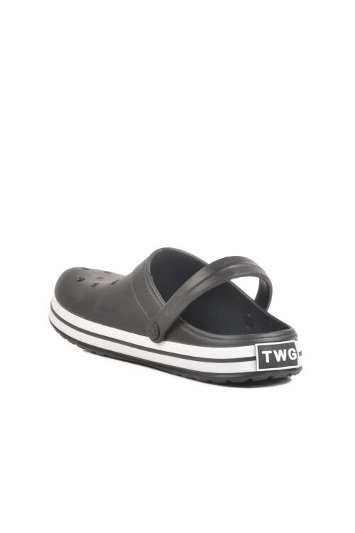 Siyah Büyük Numara Eva Hafif Erkek Sabo Terlik 214 M