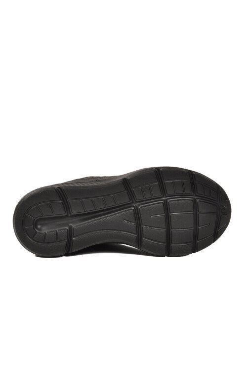 Siyah Füme Fileli Hafif Esnek Unisex Çocuk Spor Ayakkabı 9060 Motano F