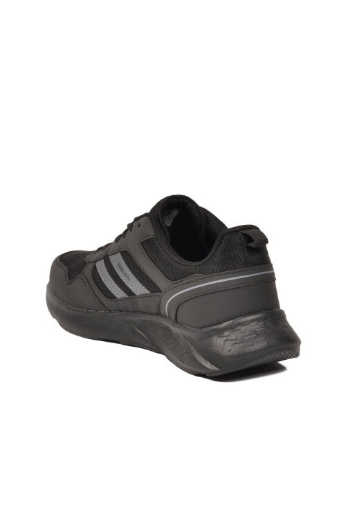 Siyah Füme Fileli Hafif Büyük Numara Erkek Spor Ayakkabı 1548 M