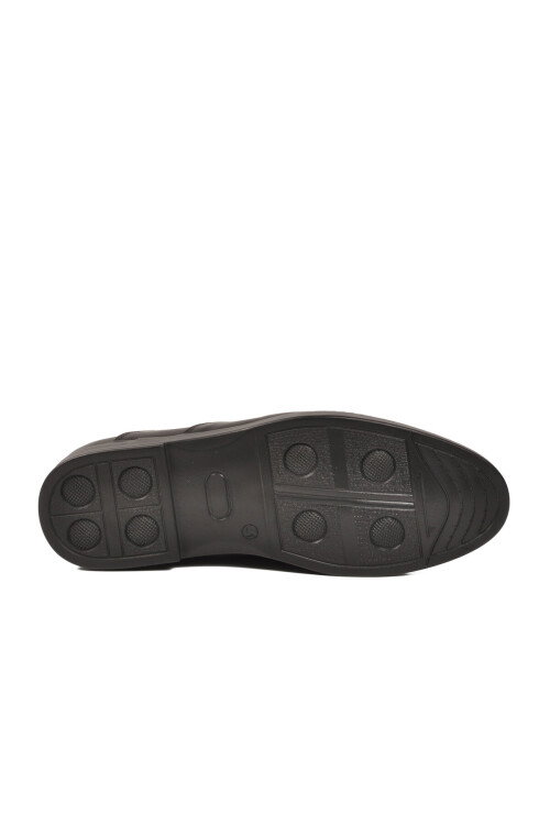 Siyah Hakiki Deri Erkek Casual Ayakkabı 327 M