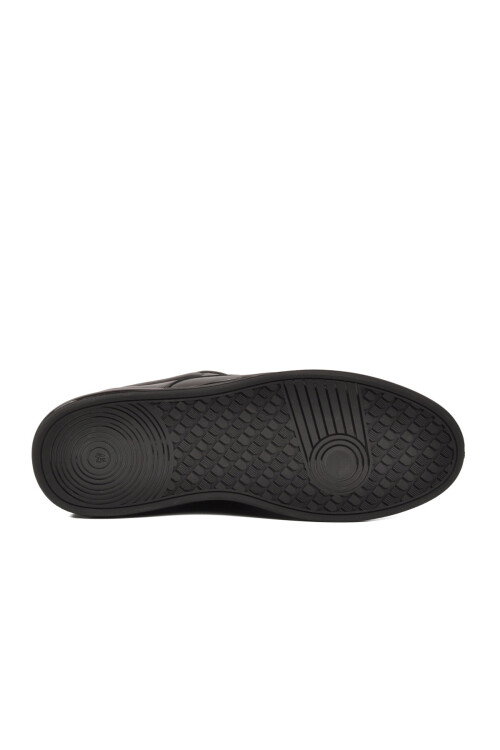 Siyah Hakiki Deri Büyük Numara Erkek Casual Ayakkabı 1042 M