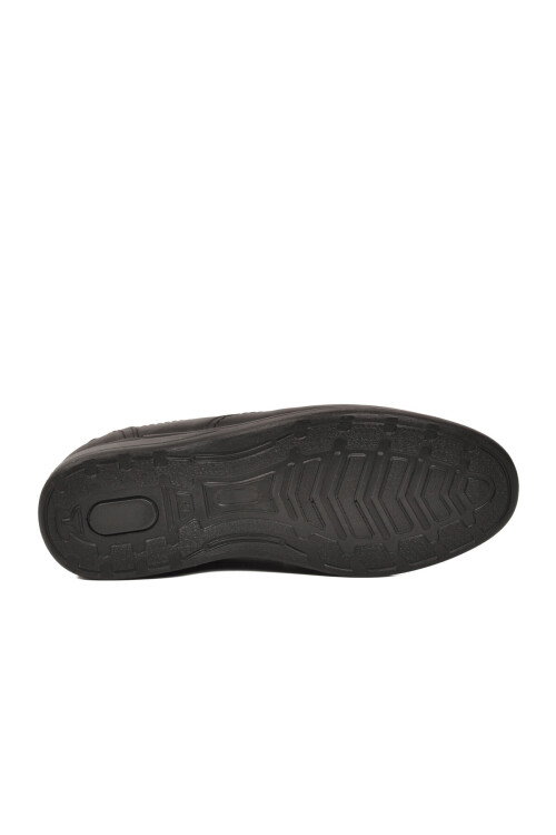 Siyah Hakiki Deri Bağcıklı Erkek Casual Ayakkabı 217 M