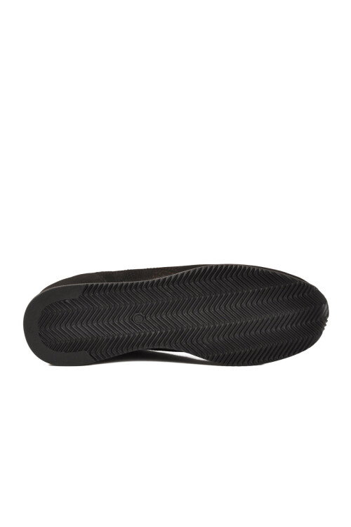 Siyah Hakiki Deri Büyük Numara Erkek Casual Ayakkabı 2217 M