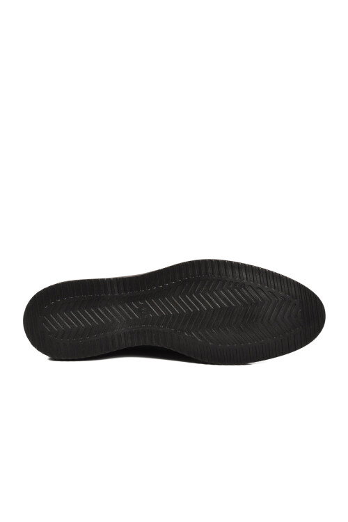 Siyah Hakiki Deri Büyük Numara Erkek Casual Ayakkabı 2596 M