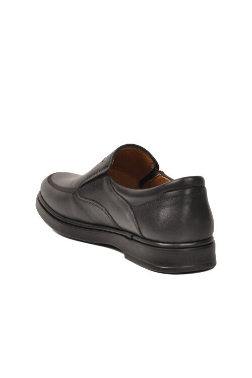 Siyah Hakiki Deri Erkek Casual Ayakkabı 332 M