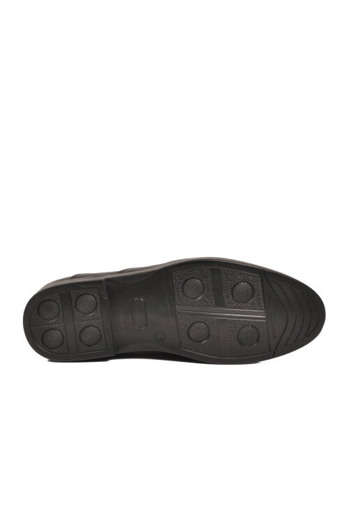 Siyah Hakiki Deri Erkek Casual Ayakkabı 332 M