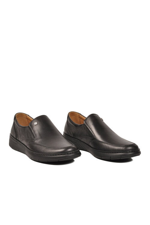 Siyah Hakiki Deri Erkek Casual Ayakkabı 362 M