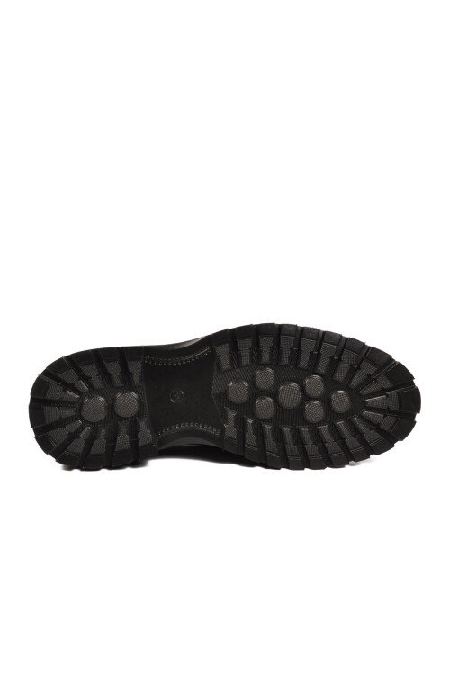 Siyah Hakiki Deri Erkek Casual Ayakkabı 2238 M