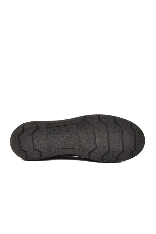 Premium Siyah Hakiki Deri Kadın Casual Ayakkabı 44335 Z