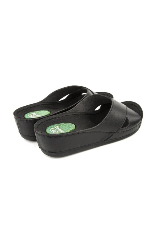 Siyah Jel Tabanlı Kadın Terlik 31135 Active Z