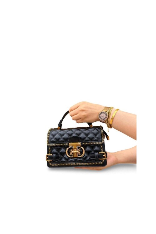 Siyah Kadın Omuz Çantası C1009