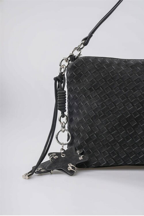 Siyah Kadın Omuz Çantası 18241