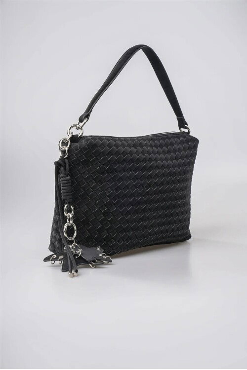 Siyah Kadın Omuz Çantası 18241