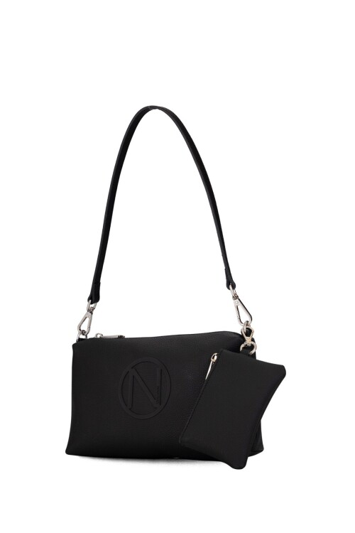 Siyah Kadın Omuz Çantası CN7651T
