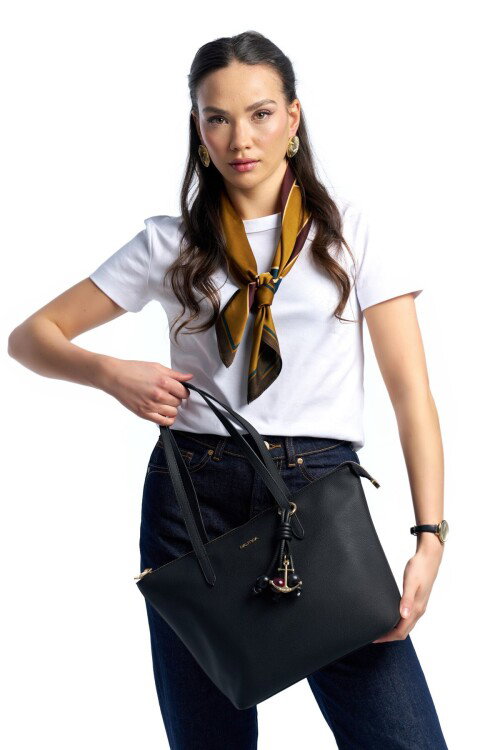 Siyah Kadın Omuz Çantası CN7661T