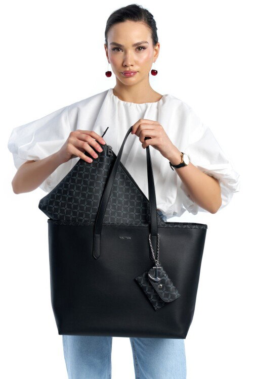 Siyah Kadın Omuz Çantası CN7735T