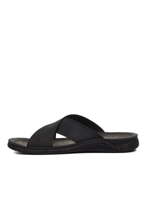 Siyah Nubuk Erkek Terlik 33301 Vegas M