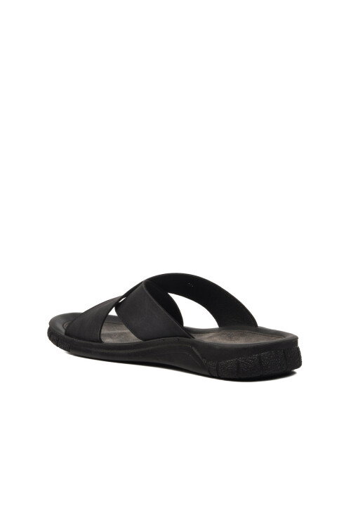 Siyah Nubuk Erkek Terlik 33301 Vegas M