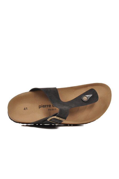 Siyah Hafif Parmak Arası Erkek Terlik PC-7542 M