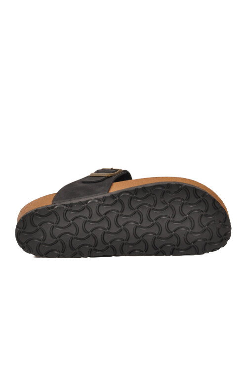 Siyah Hafif Parmak Arası Erkek Terlik PC-7542 M