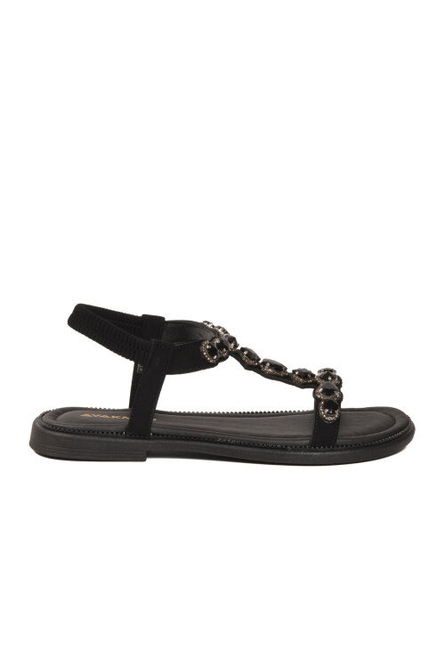 Siyah Hafif İnce Taban Kadın Sandalet 358165 Z