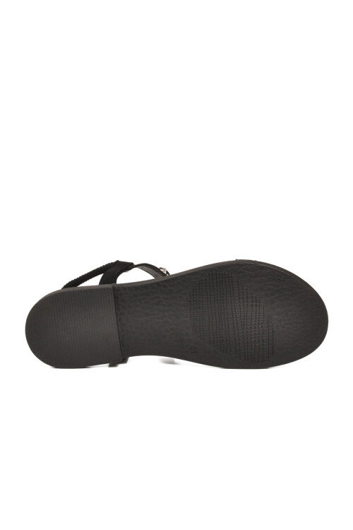 Siyah Hafif İnce Taban Kadın Sandalet 358165 Z