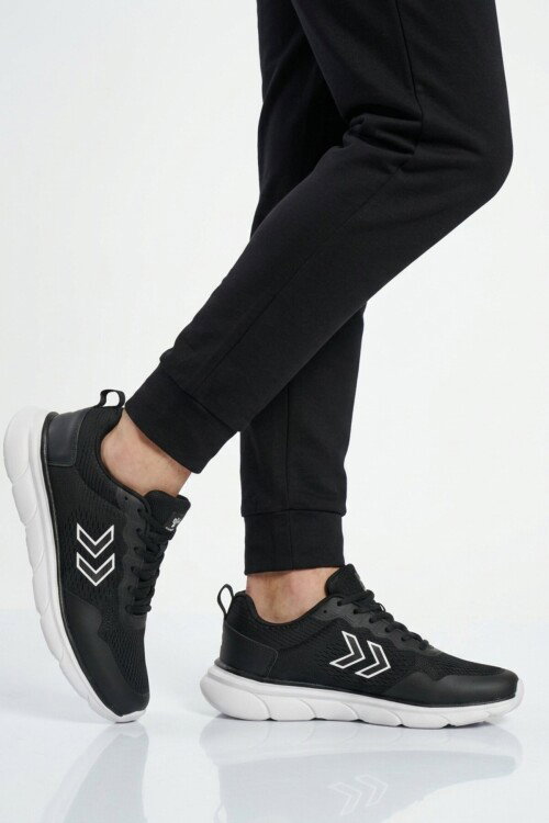 Siyah Fileli Hafif Esnek Unisex Spor Ayakkabı 900882 Degas II