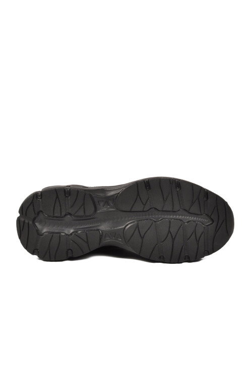 Siyah Hafızalı Taban Fileli Hafif Kadın Spor Ayakkabı PCI-11369 G