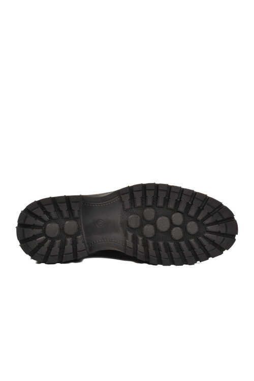 Premium Siyah Rugan Hakiki Deri Erkek Casual Ayakkabı 2236 M