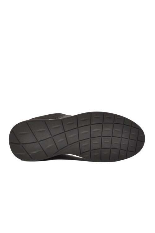 Siyah-Siyah Fileli Hafif Esnek Erkek Spor Ayakkabı BST-2088 M