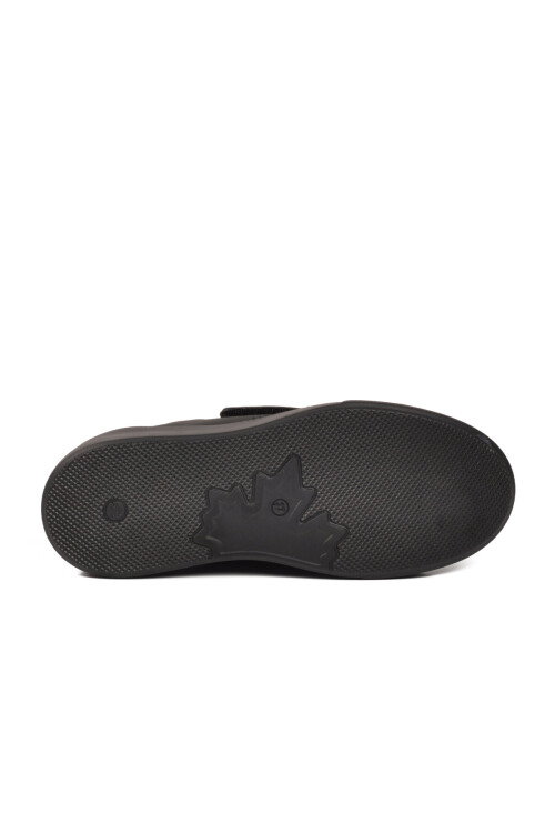 Siyah Cırtlı Hafif Kadın Spor Ayakkabı 2056 G