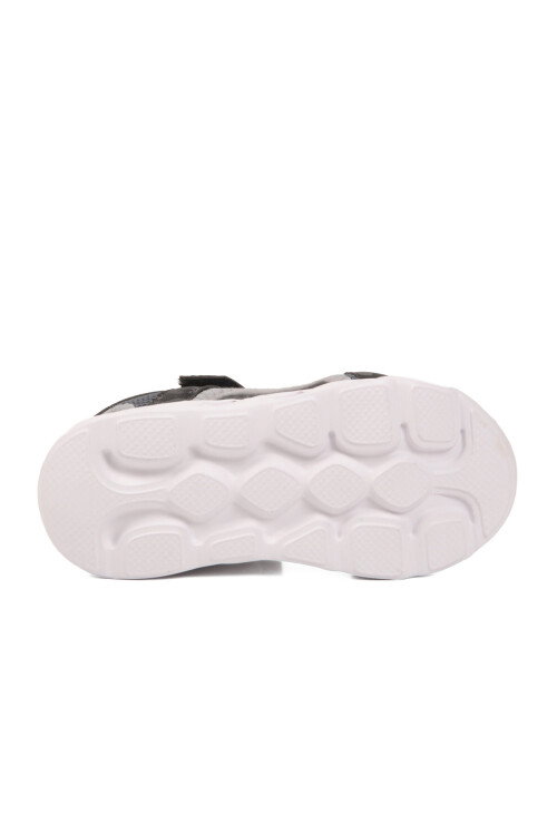 Siyah Cırtlı Işıklı Hafif Erkek Çocuk Sandalet Sage P