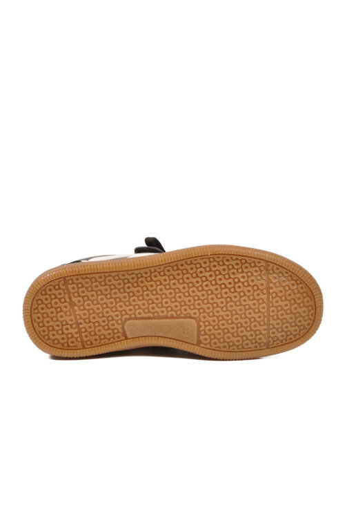 Siyah Cırtlı Bağcıklı Unisex Çocuk Spor Ayakkabı Berry F