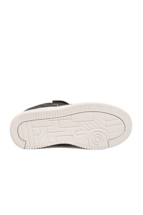 Siyah Cırtlı Hafif Unisex Çocuk Spor Ayakkabı Eldon F